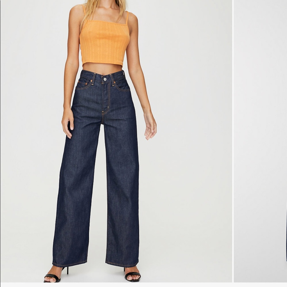 NWT, Levi’s Ribcage Wide Leg, size 28